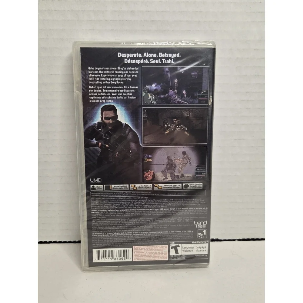 Syphon Filter:‎ Logan's Shadow - PlayStation Portable (Psp) New Sealed